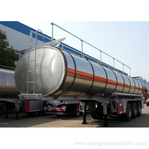 stainless steel fuel tanker truck trailer